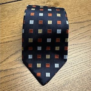 Multicoloured Canali 100% Silk Tie (Made in Italy)